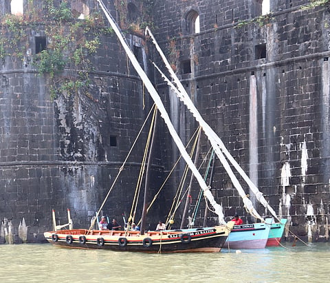 The imposing sea fort of Janjira